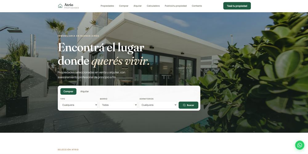 Demo Atrio Propiedades — Inmobiliarias